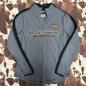 Harley-Davidson Gray and Black Women's Jacket